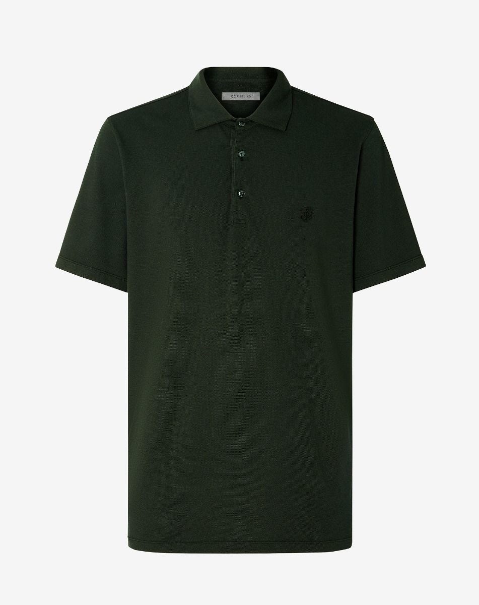 Polo Con Bottoni In Cotone
