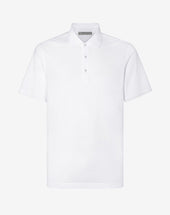 Polo Bianca In Cotone