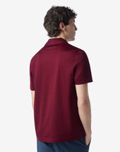 Polo Bordeaux In Cotone