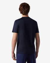 T Shirt Girocollo In Filo Di Scozia