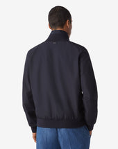 Giubbino Navy Con Pettorina E Cappuccio