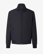 Giubbino Navy Con Pettorina E Cappuccio