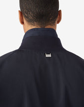 Giubbino Navy Con Pettorina E Cappuccio