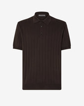 Polo Con Bottoni In Cotone Pima