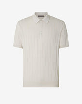 Polo Con Bottoni Perla In Cotone Pima