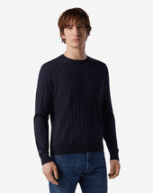 Sweater Girocollo In Cotone Pima