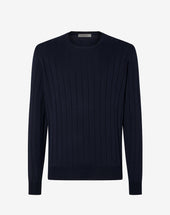 Sweater Girocollo In Cotone Pima