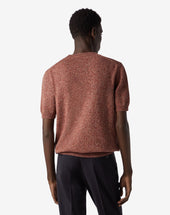 Sweater Girocollo Toni Arancio In Cotone Biologico