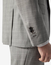 Suit Antracite Melanges In Pura Lana