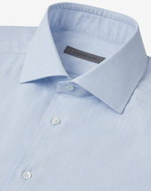 Shirt Navy In Cotone