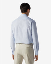 Shirt Navy In Cotone