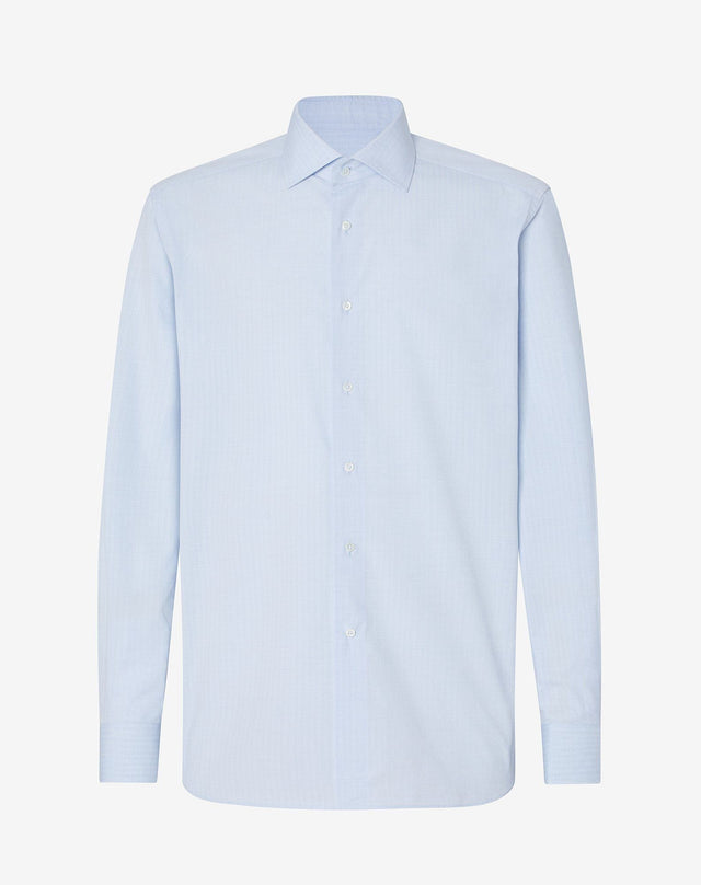 Shirt blu navy in cotone