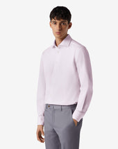 Shirt In Twill Di Cotone Antipiega