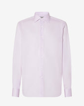 Shirt In Twill Di Cotone Antipiega
