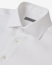 Shirt Bianca In Puro Lino