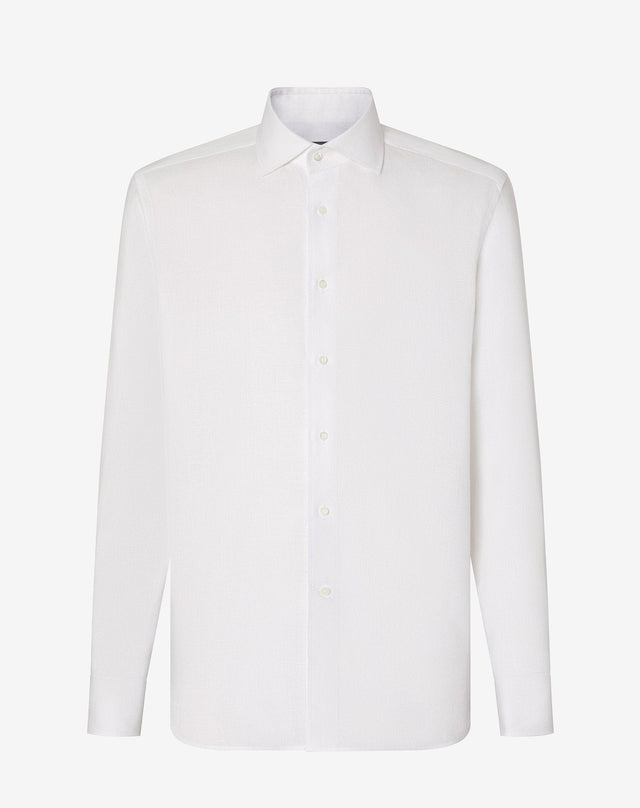 Shirt bianca in puro lino