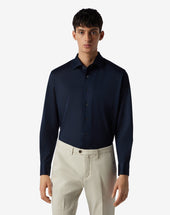Shirt In Cotone Oxford Jersey