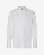 Shirt Bianca In Cotone Oxford Jersey