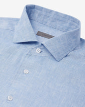 Shirt Denim In Lino Chambray
