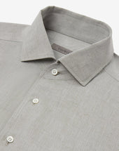 Shirt In Cotone E Lino