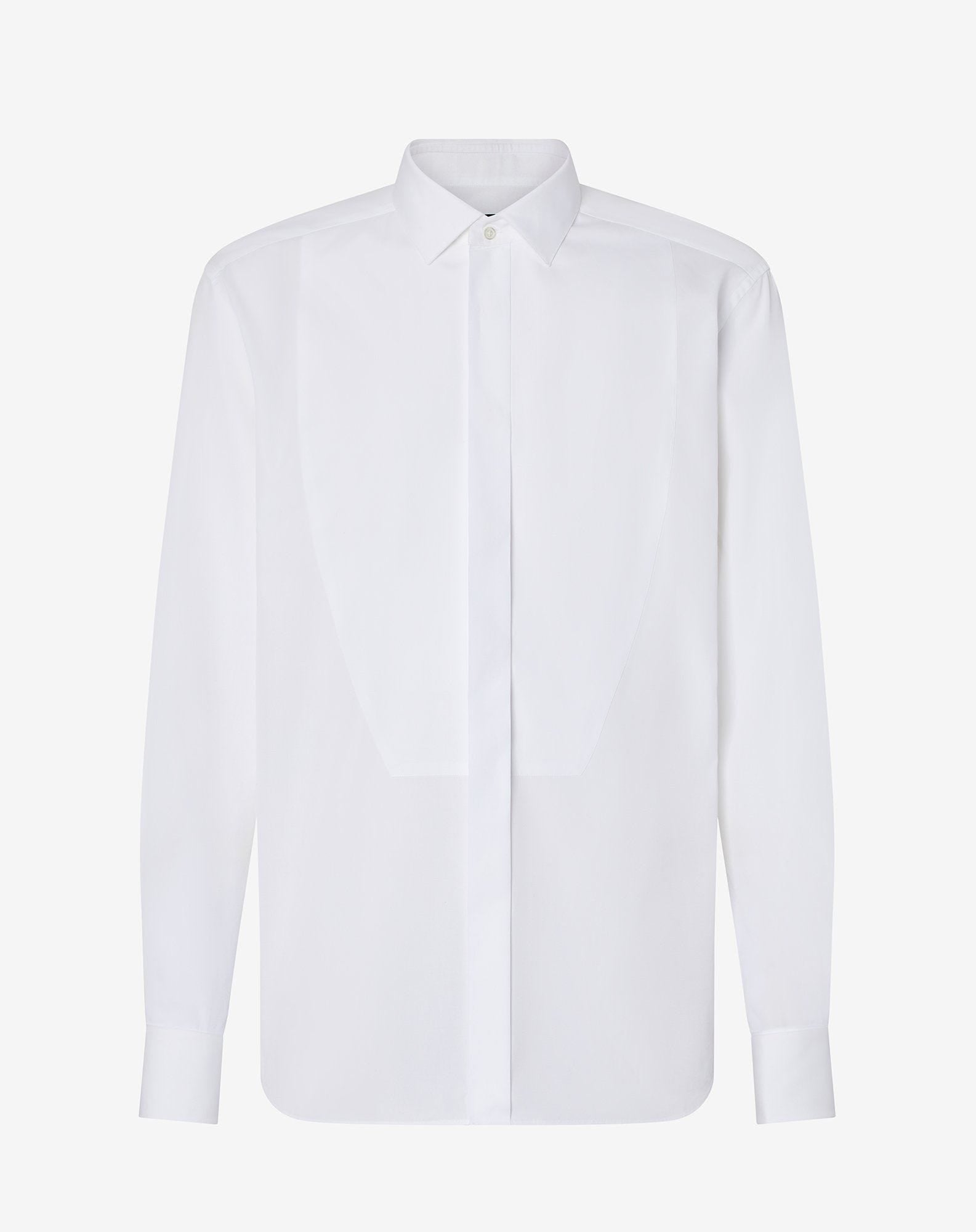 Shirt Ottico In Popeline Di Cotone