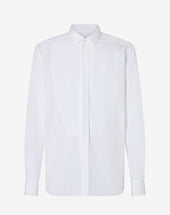 Shirt Ottico In Popeline Di Cotone