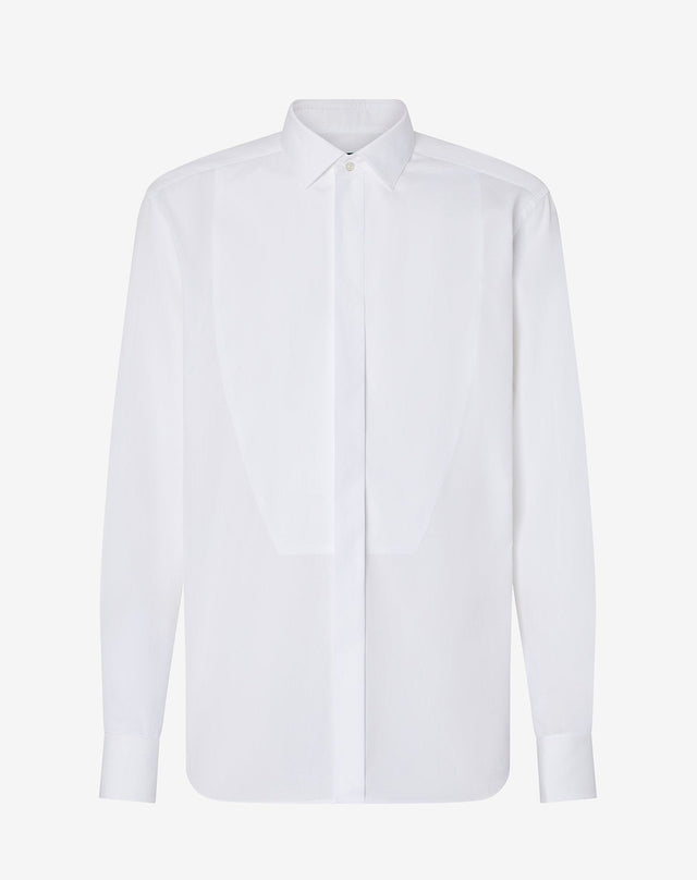 Shirt Ottico In Popeline Di Cotone