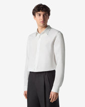 Shirt Bianca In Lino Organico