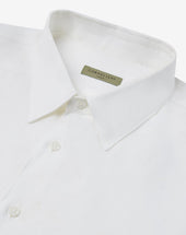 Shirt Bianca In Lino Organico