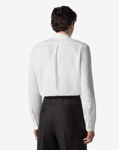 Shirt Bianca In Lino Organico