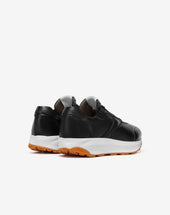 Runner Nera In Morbida Nappa