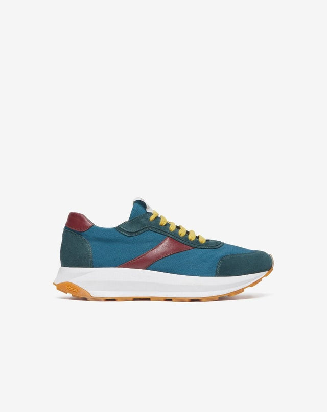 Runner morbida trimaterica blu chiaro