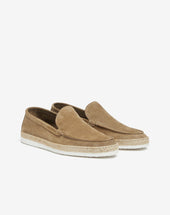 Mocassino Slip On Scamosciato