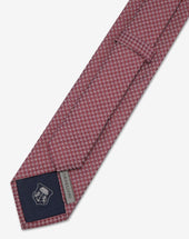 Tie Bordeaux In Pura Seta