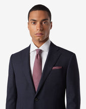 Tie Bordeaux In Pura Seta