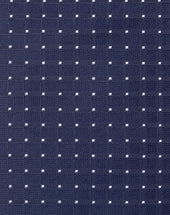 Tie Con Micro Pois Bianco In Pura Seta