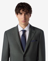 Tie Con Micro Pois Bianco In Pura Seta