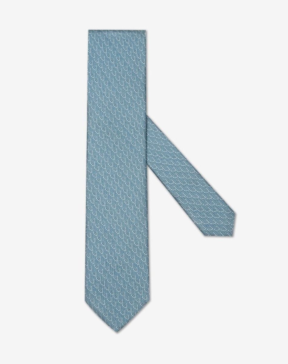 Tie Cina In Twill Di Seta Stampato