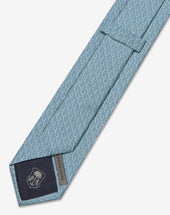 Tie Cina In Twill Di Seta Stampato