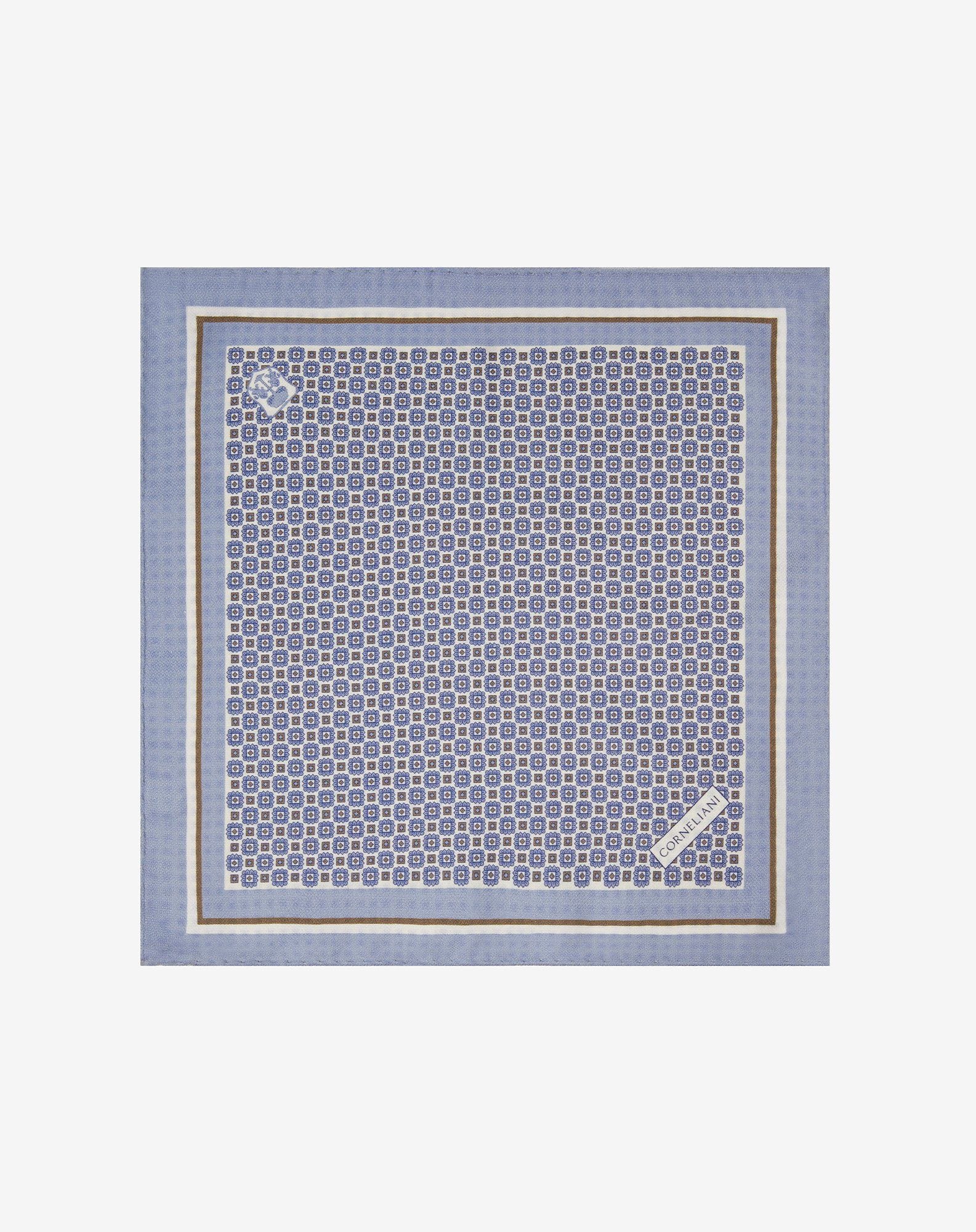 Pochette Uomo Bianco Cina In Seta