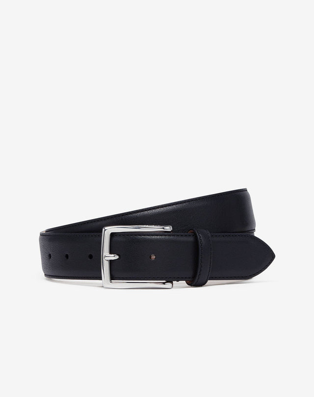 Belt in nappa supersoft nera