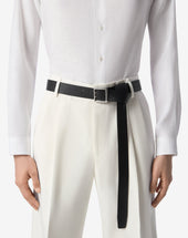 Belt Nera In Nappa Soft