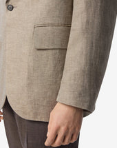 Jacket Monopetto In Lino Delav