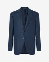 Jacket Monopetto Cina In Lino