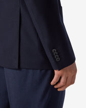Jacket Due Bottoni In Pura Lana