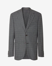 Jacket Monopetto Antracite In Lana