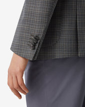 Jacket Monopetto Antracite In Lana