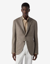 Jacket Monopetto In Lana Extrafine