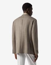 Jacket Monopetto In Lana Extrafine
