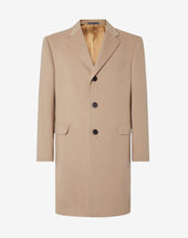 Coat Color Cammello In Beaver Di Lana Superfine